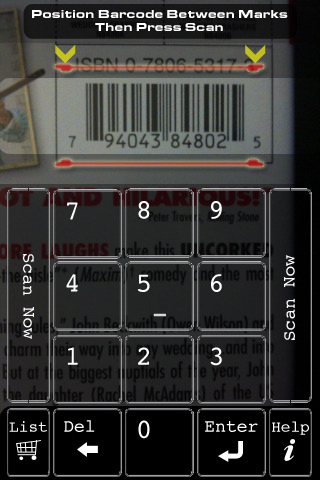 barcode scanner iphone application